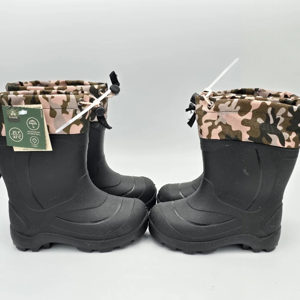 NWT Kamik Snowbuster 2 Kids Unisex Waterproof Snow Boots with removable Lining - Picture 13 of 16
